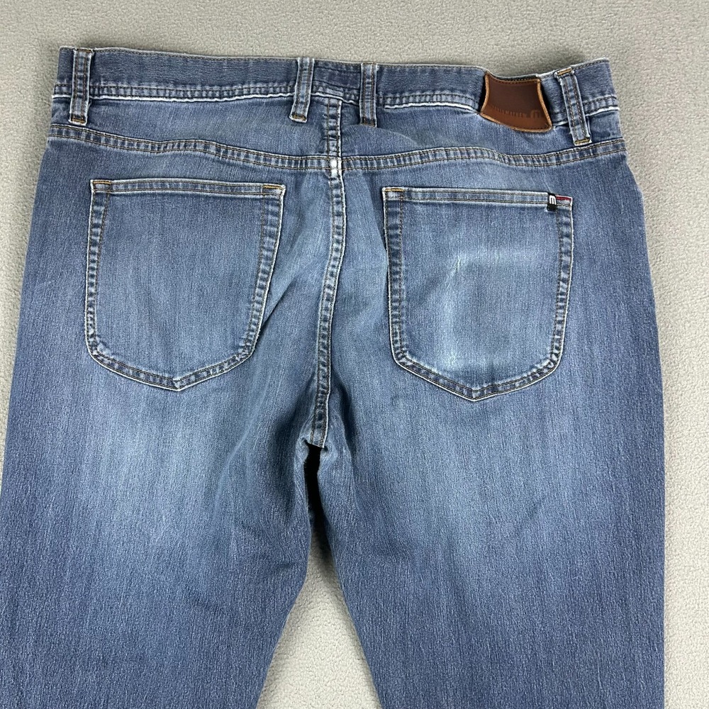 Travis Mathew Jeans Mens 36x30 Blue Legacy Featherweight Dark Soft Stretch Denim - Picture 6 of 9